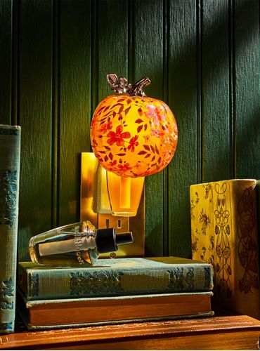 Floral Pumpkin Scent Controland Nightlight