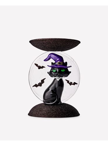 Light-up Cat and Moon Pedestal